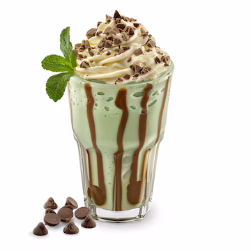Mint Chocolate Chip Milkshake